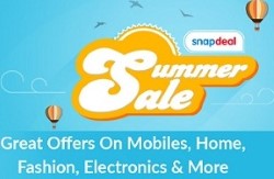 Summer Sale on Mobiles & Tablets, Electronics, Fashion & Home & Kitchen at Snapdeal